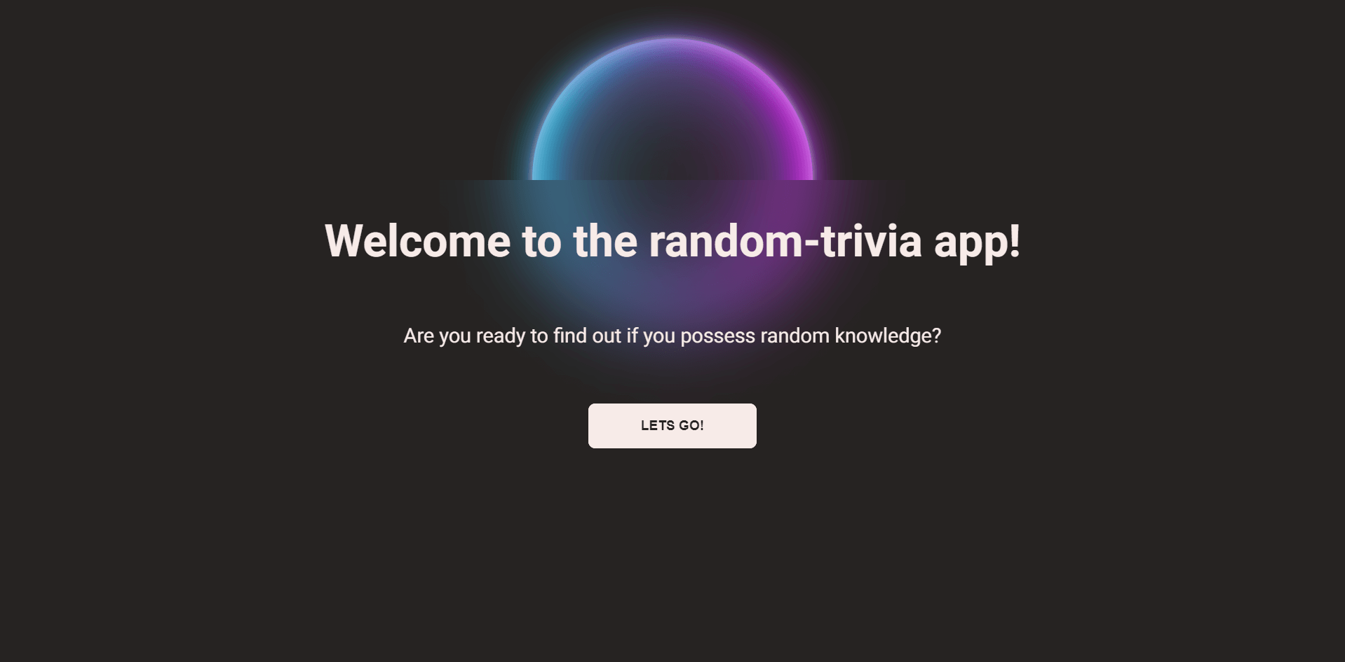 trivia app print
